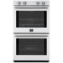 Forno Vomero FBOEL132430WHT - Vomero 30-Inch Double Wall Oven, White, 10 cu.ft Total Capacity, 7100W Convection, Mechanical Controls, Manuel Steam Clean