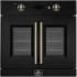 Forno Asti FBOEL133330BLK - Asti 30-inch Single Built-in French Door Electric Wall Oven in Front View