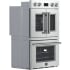 Forno Alta Qualita Gallico FBOEL134030 - Atsi 30 Inch French Door &amp; Chef Door Double Electric Wall Oven in Angled View