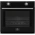 Forno Vomero FBOEL137030BLK - Vomero 30-Inch Wall Oven, Black, 5 cu.ft Capacity, 3550 Watts Convection, Mechanical Controls, Manuel Steam Clean