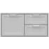 Hestan AGSDR42 - 42 Inch Double Drawer and Storage Door Combination