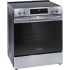 Frigidaire FCFE3082BS - Product - 3/4 Left Angle 30" Front Control Electric Range with Air Fry Stainless Steel FCFE3082BS