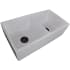 Nantucket Sinks Vineyard Collection FCFS3318DPIETRASARDA - 33 Inch Double Bowl Farmhouse Kitchen Sink Angled View