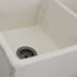 Nantucket Sinks Vineyard Collection FCFS3318DSHABBYSTRAW - 33 Inch Double Bowl Farmhouse Kitchen Sink Zoom In