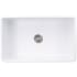 Nantucket Sinks Vineyard Collection FCFS3320SFILIGREE - 33 Inch Single Bowl Farmhouse Fireclay Sink Top View