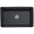 Nantucket Sinks Vineyard Collection FCFS3320SFILIGREEMBL - 33 Inch Single Bowl Farmhouse Fireclay Sink with Solid Fireclay Construction