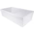 Nantucket Sinks Cape Collection FCFS36DB - 36 Inch Italian Farmhouse Fireclay Sink with Built-In Drainboard