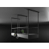 Falmec SPAZIO FCSPA70I4MB - SPAZIO 70 Inch Island Mount Range Hood in Installation View
