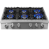 Forno Cossato FCTGS573736 - 36 Inch Gas Rangetop with 6 Sealed Burners