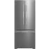Smeg FD30UXI - 30 Inch Freestanding French Door Refrigerator in Front View