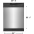 Frigidaire FDPC4221AS - 24" Built-In Dishwasher