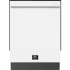 Forno Espresso Romano FDWBI803524WHT - Romano 24 Inch Fully Integrated Built-In Dishwasher in Front View