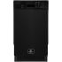 Forno Polo FDWBI804118BLK - Polo 18 Inch Full Console Built-In Dishwasher in Front View