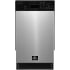 Forno Polo FDWBI804118S - Polo 18 Inch Full Console Built-In Dishwasher in Front View