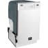 Forno Polo FDWBI804118WHT - Polo 18 Inch Full Console Built-In Dishwasher in Angled View