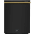 Forno Espresso Pozzo FDWBI806724BLK - 24 Inch Fully Integrated Built-In Dishwasher in Front View