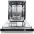 Forno Espresso Pozzo FDWBI806724BLK - 24 Inch Fully Integrated Built-In Dishwasher in Opened View