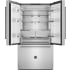 Bertazzoni Heritage Series RFD36FZNX - 36 inch Freestanding Counter-Depth French Door Refrigerator - Gold Accents - Heritage Series