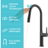 Kraus Oletto Series KTF3101MB - Pull Down Touch Kitchen Faucet Features