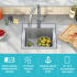 Kraus KWT32115316 - 15 Inch Outdoor Drop-in Single Bowl Kitchen Bar Sink Features