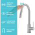 Kraus Oletto Series KTF3104SFS - Pull Down Touch Kitchen Faucet Features