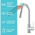 Kraus Oletto Series KTF3104CH - Pull Down Touch Kitchen Faucet Features