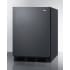 Summit FF63BK - 24 Inch Undercounter Refrigerator Side