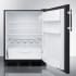 Summit FF63BK - 24 Inch Undercounter All-Refrigerator Shelving System