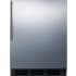 Summit FF63BKSSHV - 24" Freestanding Undercounter Refrigerator with Professional Handle