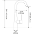 Franke FFB3425BSS - Dimensions