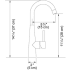 Franke FFB3450 - Steel Series Single Handle Arc Spout Kitchen Faucet