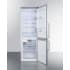 Summit FFBF247SSIM - Adjustable Glass Shelves, Removable Wine Rack, Adjustable Door Bins, Produce Drawer, LED Lighting, 3 Freezer Drawers and Ice Maker