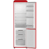 Forno Storico FFFFD174522RED - Storico 22-Inch Retro Bottom Freezer Fridge