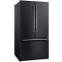Forno FFFFD178336BLK - Rivello 36 Inch French Door Refrigerator in Black