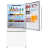 Forno Espresso - Milano FFFFD178531WHT - 31 Inch Freestanding Bottom Freezer Refrigerator in Opened View