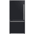Forno Espresso - Milano FFFFD178631BLK - 31 Inch Freestanding Bottom Mount Refrigerator in Front View