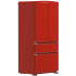 Forno FFFFD179133RED - Luigi 33 Inch Freestanding 4-Door French Door Refrigerator in Angled View