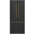 Forno Espresso Gallipoli FFFFD197431BLK - 30 Inch Freestanding Counter-Depth French Door Refrigerator in Front View