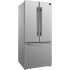 Forno Espresso Gallipoli FFFFD197431SB - 31 Inch Freestanding French Door Refrigerator in Angled View