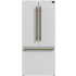 Forno Espresso Gallipoli FFFFD197431WHT - 30 Inch Freestanding Counter-Depth French Door Refrigerator in Front View