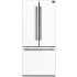 Forno Espresso Gallipoli FFFFD197431WHT - 30 Inch Freestanding Counter-Depth French Door Refrigerator in Front View