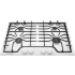 Frigidaire FFGC3026SW - Sealed gas burners provide an easy clean-up.