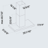 Falmec Fasteel FFPLN36I5FSR - Dimensions Guide