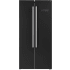 Forno Salerno FFRBI180533BLK - 33 Inch Freestanding Side by Side Refrigerator in Front View
