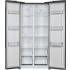 Forno Salerno FFRBI180533BLK - 33 Inch Freestanding Side by Side Refrigerator in Opened View