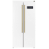 Forno Salerno FFRBI180533WHT - 33 Inch Freestanding Side by Side Refrigerator in Front View