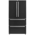 Forno Moena FFRBI182036BLK - 36 Inch Counter Depth Freestanding 4-Door French Door Refrigerator in Front View