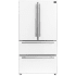 Forno Moena FFRBI182036WHT - 36 Inch Counter Depth Freestanding 4-Door French Door Refrigerator in Front View