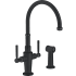Franke Absinthe Series FFS5220 - Single Hole Kitchen Faucet and Sidespray with Dual Function Spray