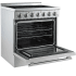 Forno Paolo FFSEL601130 - PAOLO 30 Inch Freestanding Electric Range in Opened View